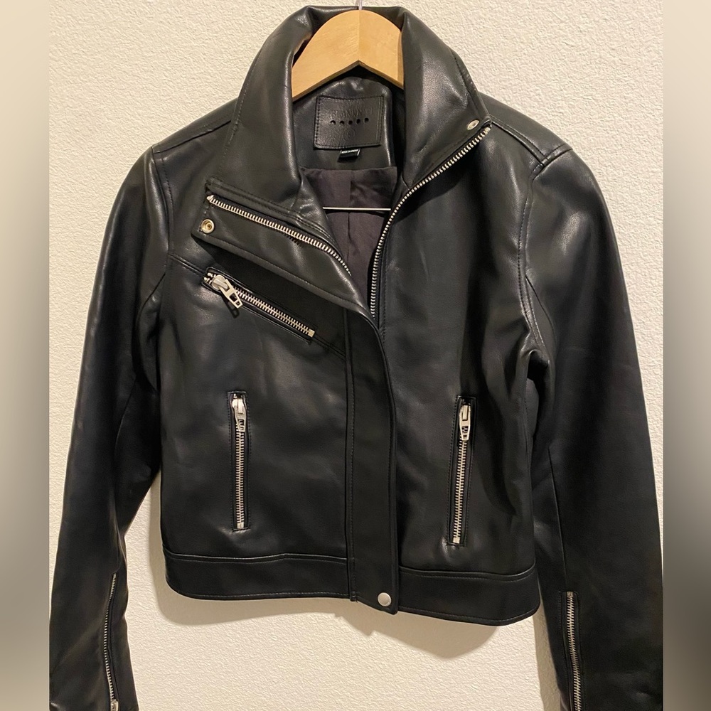 Blank NYC Black Faux Leather Jacket